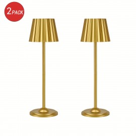 [2pcs RGB Table Lamp] 2pcs RGB Table Lamp - Dimmable Touch Light | 16 Colors, Wireless, Battery Powered | Bedside Decoration for Dining Rooms, Coffee Shops & Hotel Bars