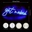 Get Naked Neon, Alphabet USB Powered Neon, Dimmable LED Neon, 10 Level Dimming, 5V USB Powered, Room, Home, Bar Art Wall Decor, Party, Window, Living Room, Decorative Gift (Blue)
