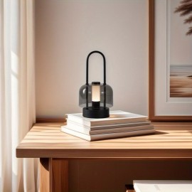 [Vintage Table Lamp] Vintage Table Lamp with Touch Control, USB-Powered Cordless Desk Light, Dimmable Bedside Lighting with Warm White/Neutral/cool Daylight, Portable Vintage Lighting for Living Room, Office, Bedroom - Ideal Gift for Christmas, Valentine's, Housewarming - Compatible with USB-Ports (No Adapter Needed), Classic Decor, Highquality Build, Office Workers