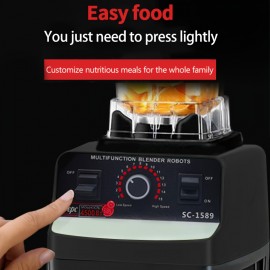 Automatic Self-Cleaning Juicer & Ice Crusher - 110V Black, Multi-Functional Food Processor with Non-Slip Base, Easy to Clean, No Residue, Perfect for Smoothies, Slushies, and Fresh Fruit Juice, Kitchen Appliance, Sleek Appliance, Durable Plastic