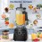 Food Processor for Kitchen, Smoothies Blender And Grinder Combo, 101oz. 2 Containers Full-Size Blender with 1000W Powerful Motor, Total Crushing Technology - Smoothies, Ice Slushie & Shakes, Smoothie Maker, Compact Design, Reliable Performance