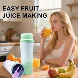 Portable Gradient Color 304 Stainless Steel Juicer Cup, Long-Lasting Temperature Lock for Hot & Cold, Powerful Ice Crushing, Wireless Portable 21.98oz, Large Capacity for Smooth Drinking, 20 Blades, USB Charging, for Snow Slush, Milkshakes & Iced