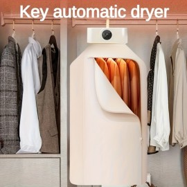Upgraded Portable Clothes Dryer with Timer Function - Compact and Convenient Drying Solution for Apartments, Dorms, RVs - Quick & Easy Mini Dryer with Drying Bags, Suitable for Delicate Garments