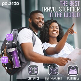 Travel Size Compact Travel Garment Steamer for Clothes to Go and Home Safe for Any Fabrics - Portable Handheld Steamer Powerful Steam Generator Iron for Clothes Best for Travel, 110V