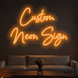 Custom Neon Sign - Personalized LED Light with USB Power, Dimmable Brightness, Neon-like Glow for Home, Bar, Cafe, Wedding, Birthday, Christmas, Halloween Decor - Easy Installation with Button Control - Perfect Gift for Businesses & Events