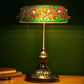 Retro Turkish Style Table Lamp - Handcrafted Colorful Mosaic Glass Lamp For Bedroom, Living Room, Office Desk Decor