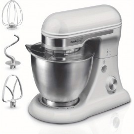 Geek Chef 4.8QT Stand Mixer 12 Speeds Tilt Head with Dough Hook Whisk Beater Bowl Rotary Knob for Home Kitchen