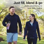 Go Sport Portable Blender with 20oz. Blend - In Personal Travel Jar, 600 Watt Motor And Stainless Steel Blades Powerful Blending Performance, Black 51143G